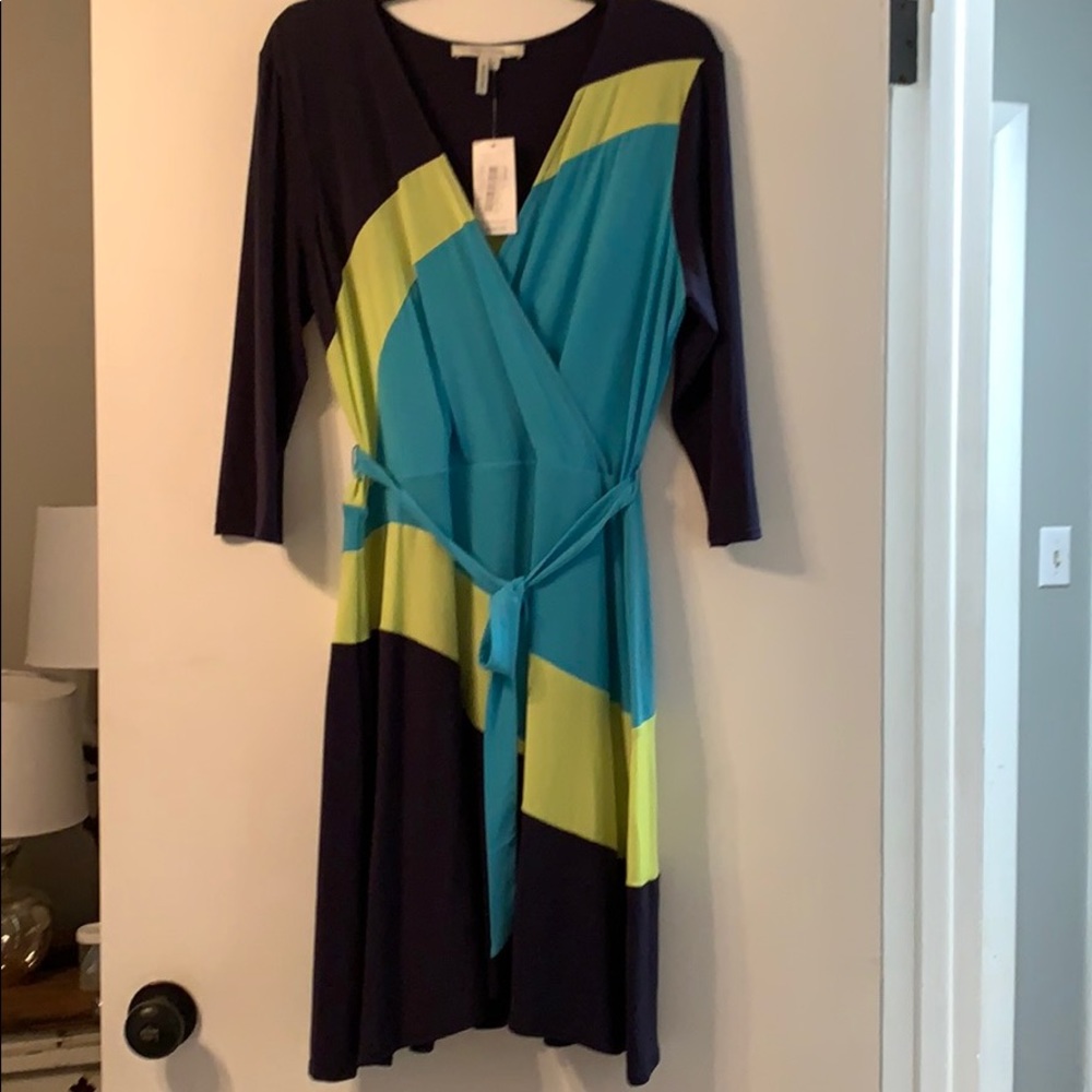 Tri colored dress